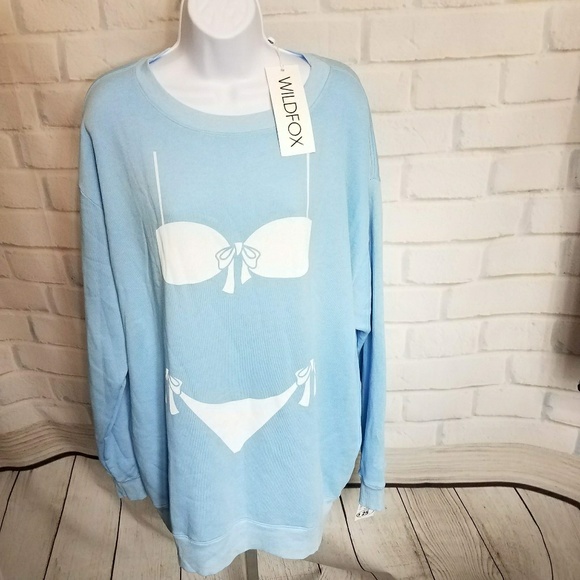 Wildfox Bikini Bod Road Trip Sweatshirt NWT - Picture 4 of 9